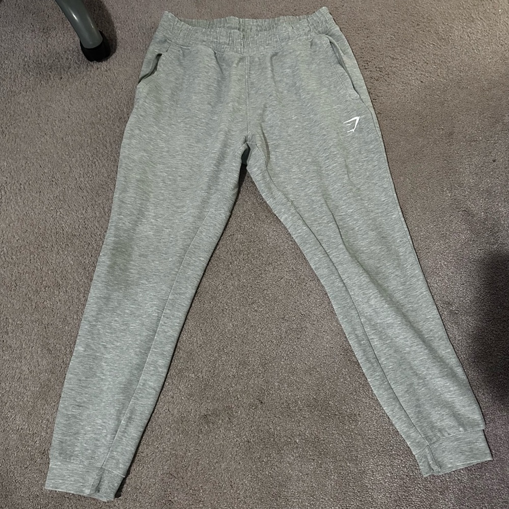 Gymshark Men’s Gray React Joggers Slim fit (Medium)